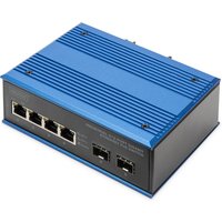 Digitus Industrial 4+2 port Gigabit Ethernet PoE switch