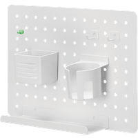 LogiLink Pegboard. Wall-mounted. Office. 420x320mm. white