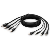 Belkin F1DN2CCBL-MP6T KVM cable Black 1.8 m