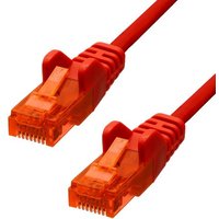 ProXtend CAT6 U/UTP CCA PVC Ethernet Cable Red 10M