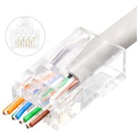 Microconnect KON505-50EZ wire connector RJ-45 Transparent