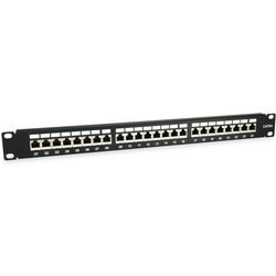 Equip 24-Port Cat.6A Shielded Patch Panel