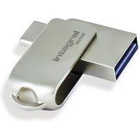 Integral 32GB USB3.0 DRIVE 360-C DUAL TYPE-C METAL UP TO R-150 W-30 MB