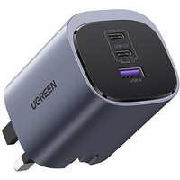 Ugreen 65W 3-Port GaN Charger - Grey