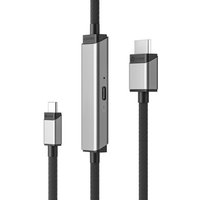 ALOGIC ULCHDPD01-SGR video cable adapter 1 m USB Type-C HDMI + USB Sil
