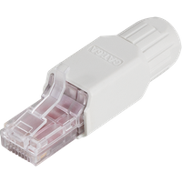 LogiLink Field assembly Cat.6A RJ45 plug. unshielded. one-piece type