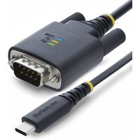 StarTech.com 6.6ft (2m) USB-C to Serial Adapter Cable. COM Retention.