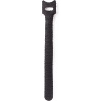 StarTech.com 6in Hook and Loop Cable Ties - 50 Pack - Black - Reusable