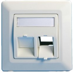 Lanview LVN126188 Wall Plate/Switch Cover White