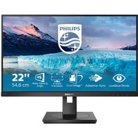 Philips S Line 222S1AE/00 computer monitor 54.6 cm (21.5") 1920 x 1080 pixels Full HD LCD Black