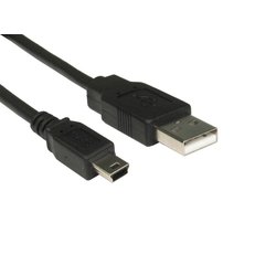 Cables Direct Usb 2.0 A - Mini B Usb Cable 5 M Usb A Mini-Usb B Black