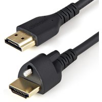 StarTech.com 6ft (2m) HDMI Cable with Locking Screw - 4K 60Hz HDR - Hi
