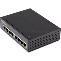 StarTech.com Industrial 8 Port Gigabit PoE Switch - 30W - Power Over E