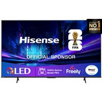 Hisense 43" E78QTUK PRO 144Hz QLED Smart AI TV with Freely