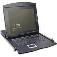 Digitus Modular console with 17" TFT (43.2cm). 16-port KVM &
