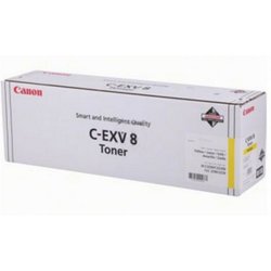 Canon 7626A002/C-EXV8 Toner Yellow. 25K Pages/5% 470 Grams For Canon C