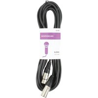 Qtx 190.082UK audio cable 6 m XLR (3-pin) Black