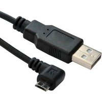 Microconnect USBABMICRO3ANG USB cable USB 2.0 3 m Micro-USB B USB A Bl