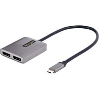 StarTech.com USB-C to Dual Displayport 1.4 Adapter. USB Type-C Multi-M