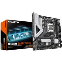 GIGABYTE B840M EAGLE WIFI6 Motherboard - AMD Ryzen 9000 CPUs, 5+2+2 Phases VRM, up to 7600MHz DDR5(O.C), 1xPCIe 4.0 + 1xPCIe 3.0 M.2, Wi-Fi 6, 2.5GbE LAN, USB 3.2 Gen 1