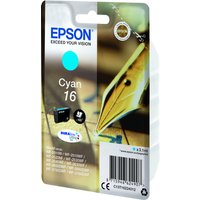 Epson C13T16224022/16 Ink cartridge cyan Blister Radio Frequency. 165
