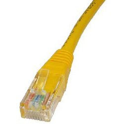 Cables Direct 15M Cat5E Networking Cable Yellow