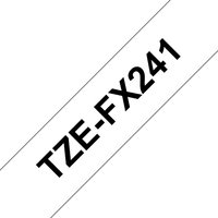 Brother TZE-FX241 DirectLabel black on white Laminat 18mm x 8m for Bro