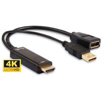 Microconnect HDMDPP1 video cable adapter 0.15 m HDMI Type A (Standard)