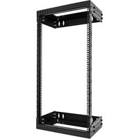 StarTech.com 2-Post 21U Heavy-Duty Wall Mount Network Rack. 19" O