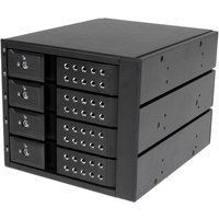 StarTech.com 4 Bay Aluminum Trayless Hot Swap Mobile Rack Backplane fo