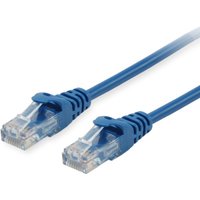 Equip Cat.6A U/UTP Patch Cable. 0.15m. Blue