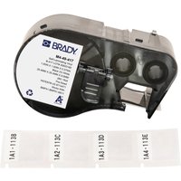 Brady M4-49-417 printer label Black. White Self-adhesive printer label