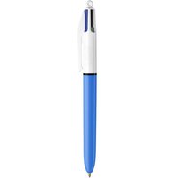 BIC 982866 ballpoint pen Black. Blue. Green. Red Clip-on retractable b
