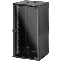 LogiLink 10" wall mount cabinet EconLine. 9U. black