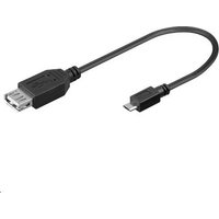 Microconnect USBABMICRO2 USB cable USB 2.0 0.2 m USB A Micro-USB B Bla