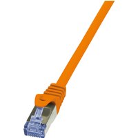 LogiLink 7.5m Cat.6A S/FTP networking cable Orange Cat6a S/FTP (S-STP)