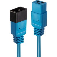 Lindy 2m IEC C19 to C20 Extension Cable. Blue