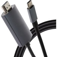 Maplin USB-C to HDMI Cable Ultra HD 4K@60Hz 3.1 Aluminium Case 5m