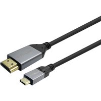 Vivolink PROUSBCHDMIMM2 cable gender changer USB C HDMI Black