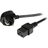 StarTech.com 6ft (2m) UK Computer Power Cable. 16AWG. BS 1363 to C19.