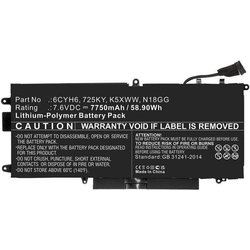 Coreparts Lpop Ery For Dell 60Wh