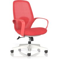 Dynamic Ariel Mesh Task Operator Chair with Arms Red