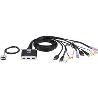 ATEN CS692 KVM switch Black