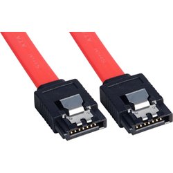 Lindy . 0.5M Sata Cable Red