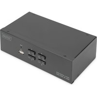 Digitus KVM Switch. 4 Port. Dual Display. 4K. HDMI®