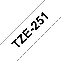 Brother TZE-251 DirectLabel black on white Laminat 24mm x 8m for Broth