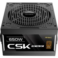 Antec CSK650DC EC power supply unit 650 W 20+4 pin ATX ATX Black