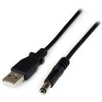 StarTech.com USB to 5.5mm Power Cable - Type N Barrel - 1m