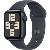 Apple Watch SE GPS 40mm Midnight Aluminium Case with Midnight Sport Ba