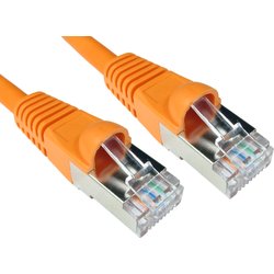 Cables Direct S/Ftp CAT6A 15M Networking Cable Orange S/Ftp (S-STP)